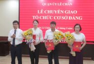 Quận ủy Lê Chân chuyển giao tổ chức cơ sở đảng và đảng viên