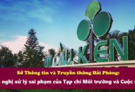 Sở Thông tin và Truyền thông Hải Phòng kiến nghị xử lý sai phạm của Tạp chí Môi trường và Cuộc sống