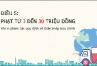 Các quy định về Giấy phép bưu chính