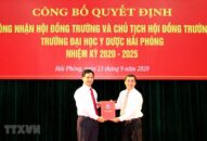 Công nhận Hội đồng Trường, Chủ tịch Hội đồng Trường ĐH Y dược Hải Phòng