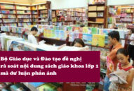 Bộ Giáo dục và Đào tạo đề nghị rà soát nội dung sách giáo khoa lớp 1 mà dư luận phản ánh