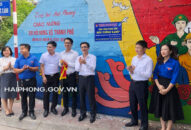Khánh thành công trình thanh niên “Bức tường xanh” trên đường Lán Bè