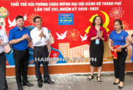 Khánh thành công trình thanh niên “Bức tường xanh” trên đường Lạch Tray