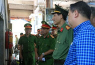 CATP kiểm tra công tác phòng, chống cháy, nổ tại chợ Ga