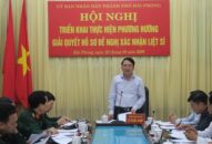 Khẩn trương rà soát, hoàn thiện hồ sơ đề nghị xác nhận liệt sĩ