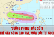 ‘Cuồng phong’ bão số 9 có thể gây sóng cao 7m, mưa lớn tới 500mm