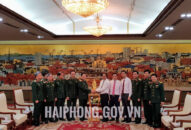 Đại tướng Ngô Xuân Lịch, Bộ trưởng Bộ Quốc phòng thăm và làm việc tại thành phố Hải Phòng