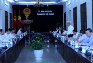 UBND thành phố làm việc với Đoàn kiểm tra tình hình thi hành pháp luật khí tượng thủy văn