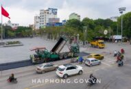 Thông báo về việc thi công xây dựng Dự án cải tạo hè các tuyến đường trung tâm thành phố