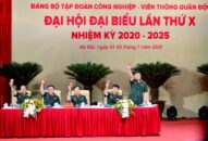 Đại hội Đảng bộ Tập đoàn Công nghiệp – Viễn thông Quân đội tại Hà Nội.