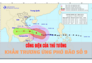 Công điện của Thủ tướng: Khẩn trương ứng phó bão số 9