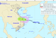 Áp thấp nhiệt đới mạnh lên thành cơn bão số 6 năm 2020