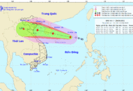 Áp thấp nhiệt đới mạnh lên thành bão – cơn bão số 7 (NANGKA)