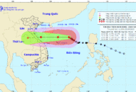 Tin bão trên biển Đông, cơn bão số 8, cập nhật 11:00 ngày 23/10/2020