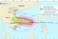 TIN BÃO KHẨN CẤP, CƠN BÃO SỐ 9, cập nhật lúc 5 giờ, ngày 27/10/2020