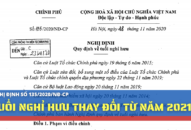 Quy định mới về tuổi nghỉ hưu