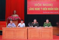 Giám đốc Công an thành phố: Lắng nghe ý kiến nhân dân tại xã Liên Khê (huyện Thủy Nguyên)