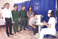 Kiểm tra công tác khám sức khỏe nghĩa vụ quân sự tại huyện Vĩnh Bảo