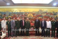 Lãnh đạo thành phố tiếp xã giao Đoàn công tác Hội hỗ trợ gia đình liệt sĩ Việt Nam