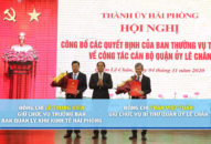 Đồng chí Trần Việt Tuấn giữ chức vụ Bí thư Quận ủy Lê Chân