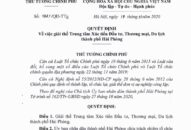 Thủ tướng quyết định giải thể Trung tâm Xúc tiến Đầu tư, Thương mại, Du lịch thành phố Hải Phòng