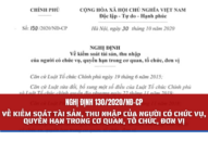 Nghị định về kê khai tài sản của cán bộ, công chức