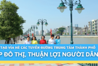 Cải tạo vỉa hè các tuyến đường trung tâm thành phố: Đẹp đô thị, thuận lợi người dân