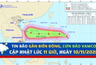 TIN BÃO GẦN BIỂN ĐÔNG, Cơn bão Vamco