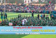 Chú trọng công tác khám sức khỏe nghĩa vụ quân sự để nâng cao chất lượng công dân nhập ngũ