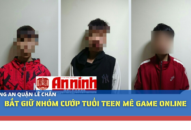 Bắt giữ nhóm cướp tuổi teen mê game online