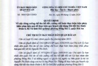 Quận Hải An: Dừng cưỡng chế thu hồi đất, cưỡng chế buộc thực hiện biện pháp khắc phục hậu quả để thực hiện quy hoạch xây dựng Hải đội tàu thuộc Đoàn 6, Bộ Tư lệnh Hải quân tại phường Đông Hải 2