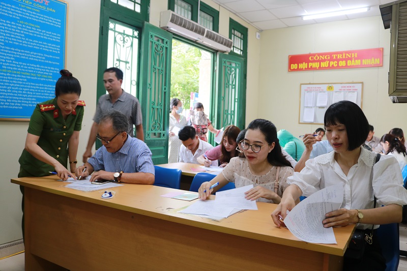 Công tác cấp CCCD được duy trì ổn định để phục vụ kịp thời nhu giao dịch của công dân