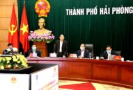 Đoàn công tác Bộ Y tế làm việc với UBND thành phố về chương trình mục tiêu y tế-dân số