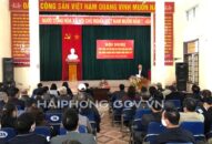 Phó Chủ tịch HĐND thành phố tiếp xúc cử tri nơi cư trú tại phường Vĩnh Niệm, quận Lê Chân