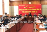 Hội nghị giao ban và cung cấp thông tin báo chí định kỳ tuần thứ 50 năm 2020