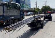 Nguy cơ tai nạn giao thông từ xe chở hàng cồng kềnh hoạt động trái phép
