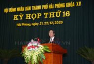 Phát biểu bế mạc Kỳ họp thứ 16 HĐND thành phố khóa XV, nhiệm kỳ 2016-2021 của đồng chí Lê Văn Thành, Ủy viên Trung ương Đảng, Bí thư Thành ủy, Chủ tịch HĐND thanh phố