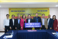 Thành phố Hải Phòng trao tặng tỉnh Thái Bình 550 tấn xi măng xây dựng công trình Đền thờ Mẹ Việt Nam Anh hùng tỉnh Thái Bình