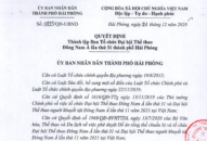 Thành lập Ban Tổ chức Đại hội Thể thao Đông Nam Á lần thứ 31 thành phố Hải Phòng