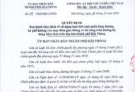 Hải Phòng: Quy định mới về sử dụng tạm thời một phần lòng đường, hè phố kể từ ngày 28/12/2020