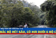 Dự báo thời tiết hôm nay 7/12: Bắc Bộ rét sâu, có nơi dưới 6 độ C