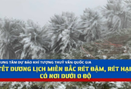 Tết Dương lịch miền Bắc rét đậm, rét hại, có nơi dưới 0 độ