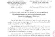 Thông báo thời gian tổ chức hướng dẫn cách thức làm bài thi kỳ thi thăng hạng chức danh nghề nghiệp viên chức lên chức danh tương đương chuyên viên chính ngành y tế năm 2019
