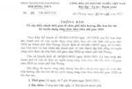 Thông báo điều chỉnh thời gian tổ chức phổ biến hướng dẫn làm bài thi kỳ tuyển dụng công chức theo biên chế giao 2020