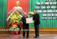 Quận ủy Ngô Quyền: Tổng kết công tác xây dựng Đảng năm 2020; trao tặng Huy hiệu Đảng đợt 3/2/2021