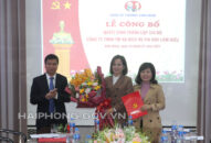 Công bố quyết định thành lập Chi bộ Công ty TNHH thương mại và dịch vụ tin học Lâm Hiếu