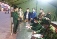 Lãnh đạo huyện Tiên Lãng kiểm tra công tác lập chốt phòng COVID-19