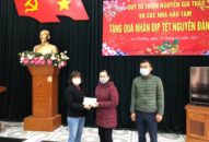 Ủy ban MTTQ Việt Nam huyện An Dương và quỹ từ thiện, nhà hảo tâm trao tặng 120 suất quà cho hộ nghèo, gia đình có hoàn cảnh khó khăn tại huyện An Dương