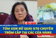 Tóm gọn nữ quái U70 chuyên trộm cắp tại các cửa hàng