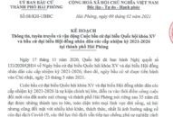Kế hoạch tuyên truyền và vận động Cuộc bầu cử đại biểu Quốc hội khóa XV và bầu cử đại biểu HĐND các cấp nhiệm kỳ 2021 – 2026